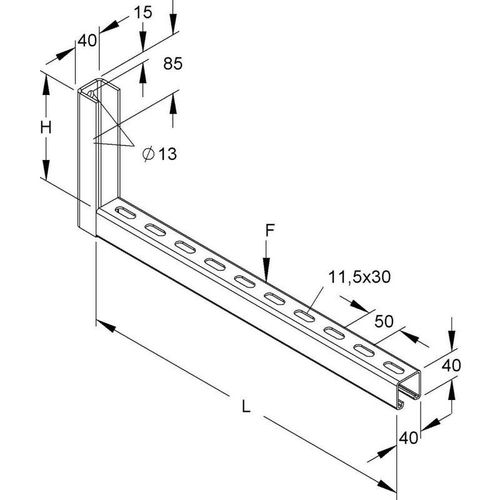 Niedax - Ausleger ktc 600