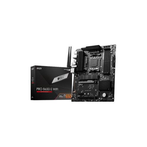 MSI PRO B650-S WIFI Mainboard - AMD B650 - AMD AM5 socket - DDR5 RAM - ATX