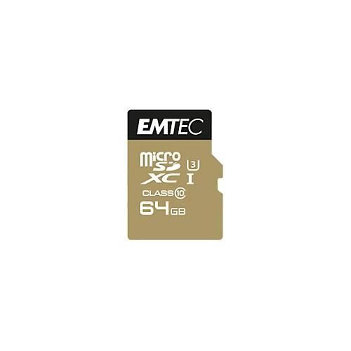 EMTEC SpeedIN' - Flash-Speicherkarte - 64 GB - microSDXC