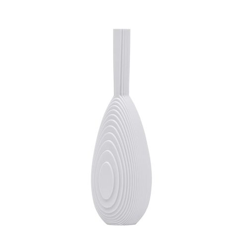 ArchitectMade - Flow Vase, Teardrop, weiß