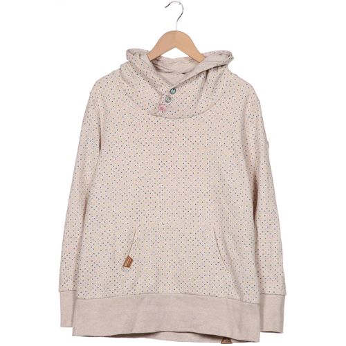 Ragwear Plus Damen Kapuzenpullover, beige, Gr. 46