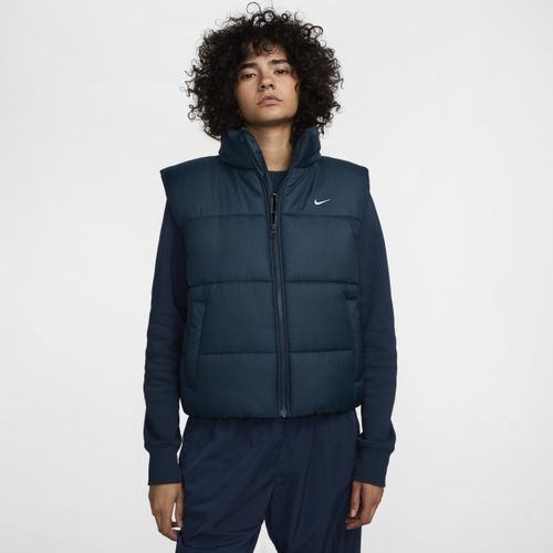 Nike Sportswear Classic Puffer Therma-FIT ruimvallende bodywarmer voor dames - Blauw