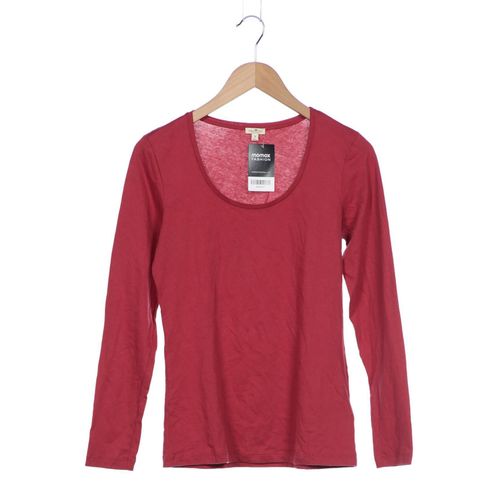 Grüne Erde Damen Langarmshirt, rot, Gr. 36