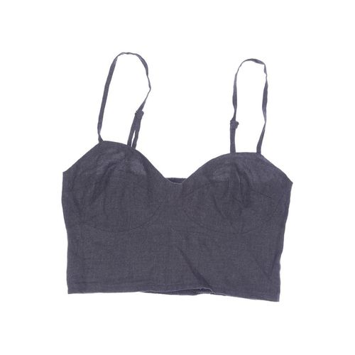 Stradivarius Damen Top, grau, Gr. 38