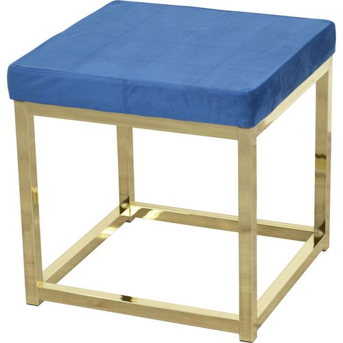 Sitzhocker INOSIGN, blau, B:45cm H:45cm T:45cm, Hocker