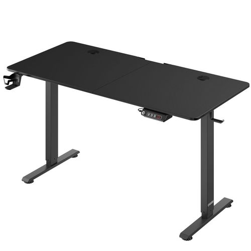 Höhenverstellbarer Schreibtisch Schwarz 140x60x73-118cm