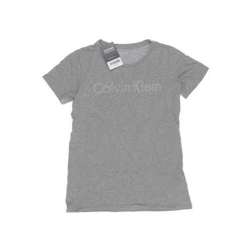 Calvin Klein Damen T-Shirt, grau, Gr. 164