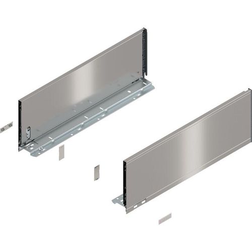 Legrabox pure Zarge, Höhe C,(176,8 mm), nl= 500 mm, links/rechts, für Legrabox pure, inox - Blum