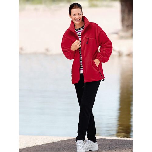 Fleecejacke CLASSIC Gr. 48/50, rot Damen Jacken