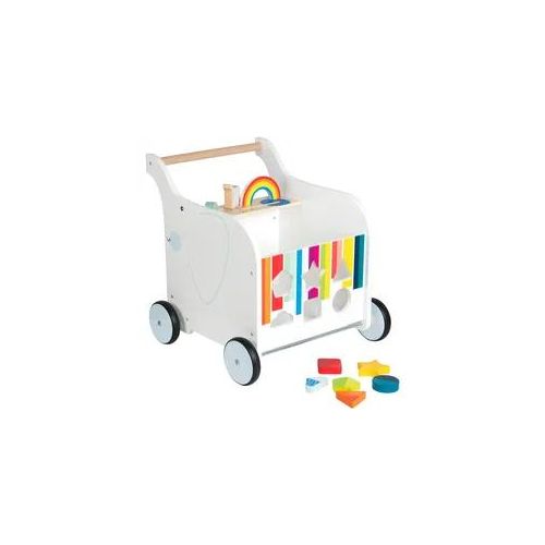 Lauflernwagen SMALL FOOT "Spielzeugbox Elefant" Lauflernhilfen weiß Kinder