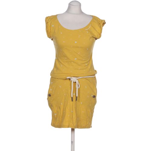 ragwear Damen Kleid, gelb, Gr. 34