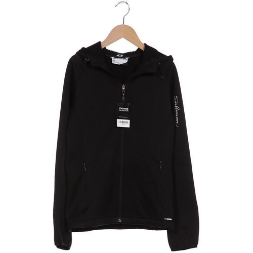 Salomon Damen Kapuzenpullover, schwarz, Gr. 38