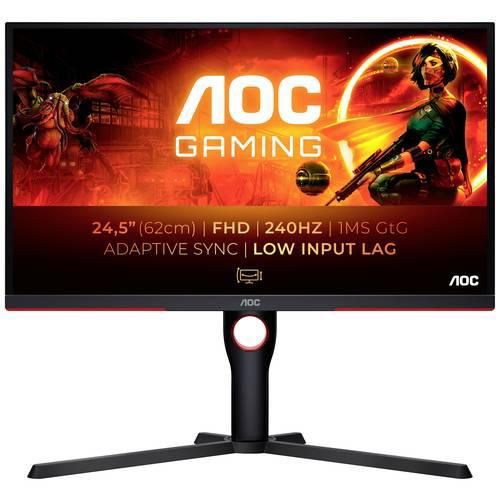 AOC 25G3ZM/BK Gaming Monitor EEK E (A - G) 62.2 cm (24.5 Zoll) 1920 x 1080 Pixel 16:9 1 ms HDMI®, DisplayPort, Kopfhörer (3.5 mm Klinke) VA LCD