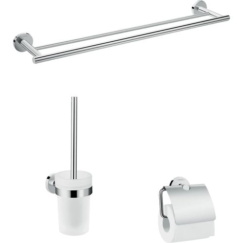 Hansgrohe Bad Accessoire 3-teiliges Set Logis Universal chrom, 41727000 41727000