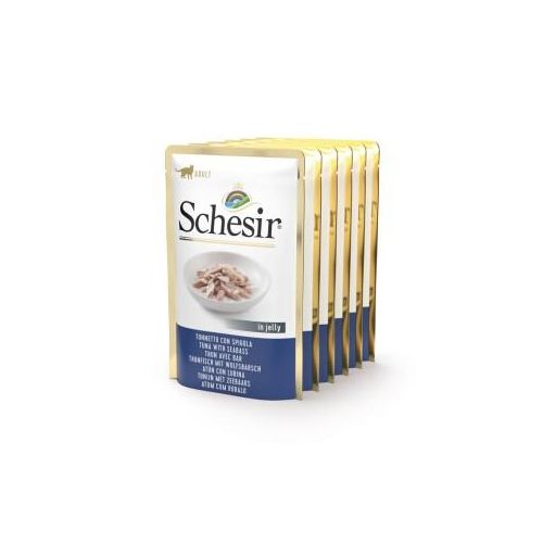 Schesir Adult 6x85g Thunfisch mit Wolfsbarsch