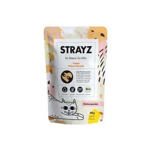 STRAYZ BIO Suppe Huhn & Karotte 14x40g