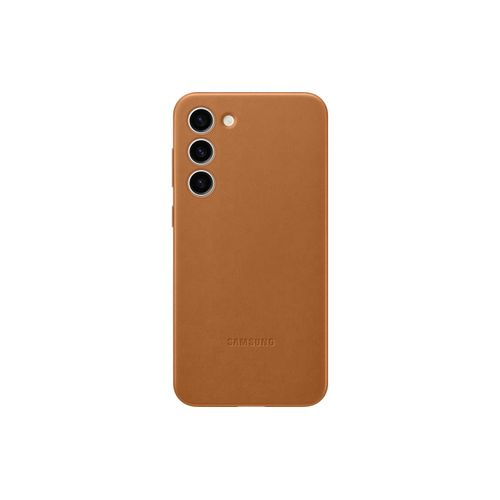 Handyhülle »Leather Cover Camel«, Samsung Galaxy S23+