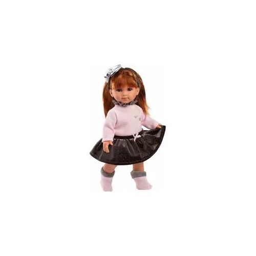 Stehpuppe LLORENS "Nicole, rothaarig mit Rock, 35cm" Puppen bunt Kinder Made in Europe