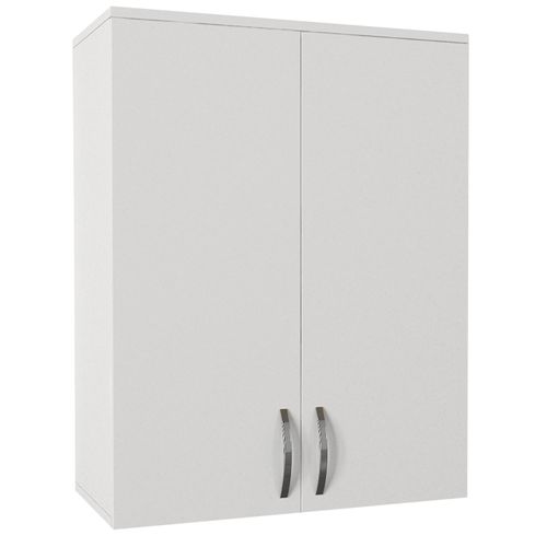 moebel17 Badschrank mit 2 Türen, hängend, weiß 35x90x70cm