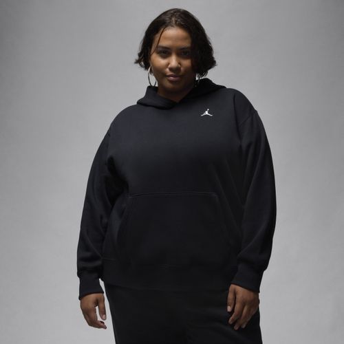 Jordan Brooklyn Fleece pullover hoodie voor dames (Plus Size) - Zwart