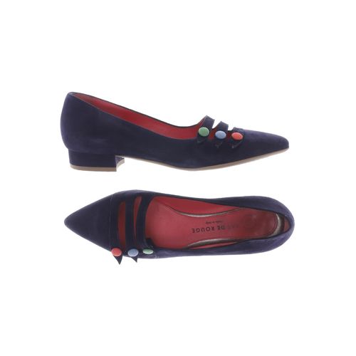 pas de rouge Damen Ballerinas, marineblau, Gr. 37