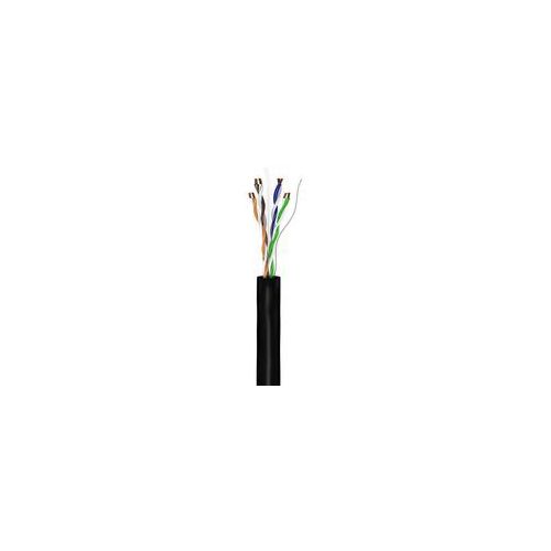 Outdoor Netzwerkabel Cat.6 U/UTP schwarz, 100 Meter