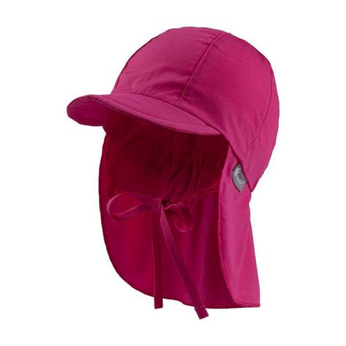 Sterntaler® Schirmmütze Schirmmütze Nacken (1-St., Sommermütze idealer Sonnenschutz für Kinder) Kinderhut aus UV-Popeline mit Bindeband und UV-Schutz 50+, weiß