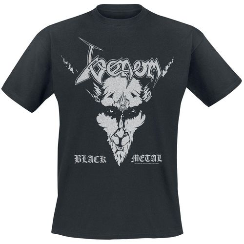 Venom Black metal T-Shirt schwarz in XL