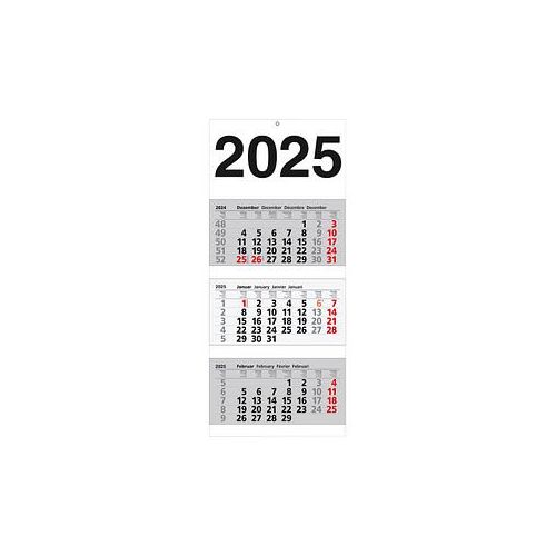 3-Monats-Wandkalender 2025