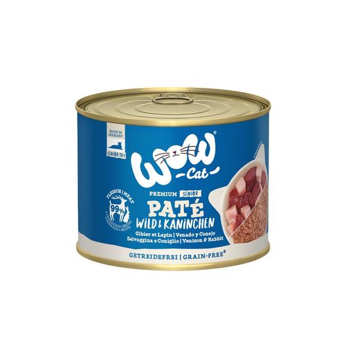 WOW CAT Senior Wild & Kaninchen 6x200g