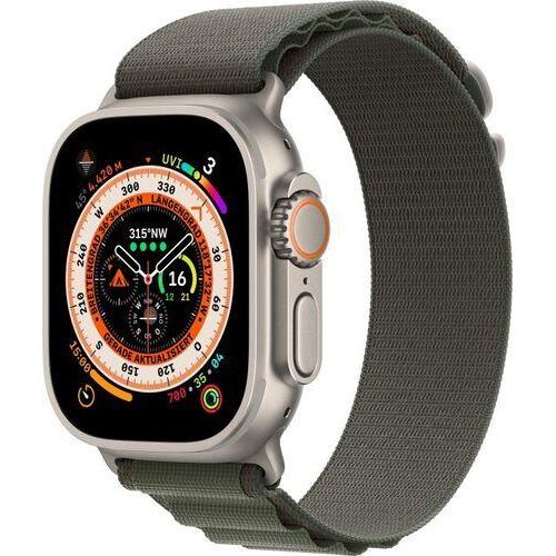 Apple Watch Ultra 2 (2023) | GPS + Cellular | silber | Alpine Loop grün Large