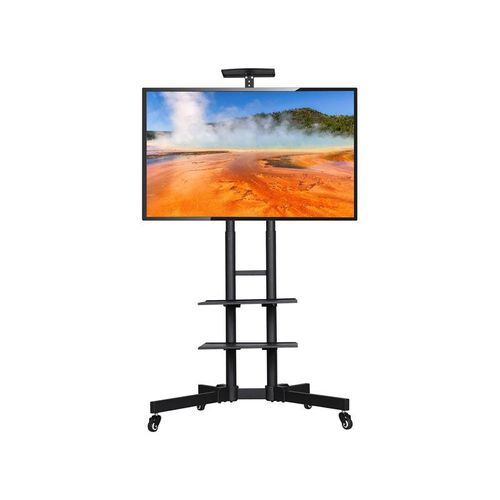 Fernseher Standfuß Mobile tv Ständer Fernsehständer für 32 bis 65 Zoll höhenverstellbar und schwenkbar max.VESA 600 x 400mm - Yaheetech