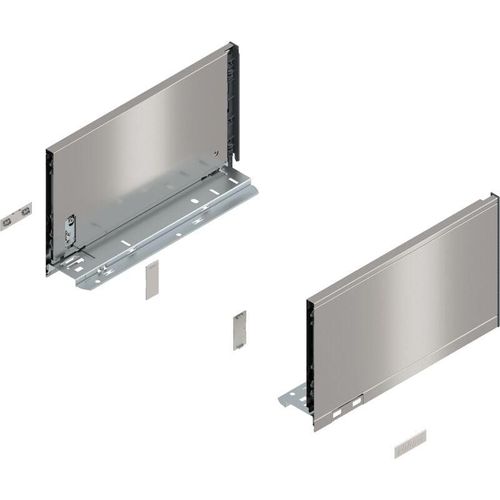 Legrabox pure Zarge, Höhe C,(176,8 mm), nl= 300 mm, links/rechts, für Legrabox pure, inox - Blum