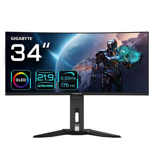 GIGABYTE MO34WQC WQHD Curved Gaming Monitor 34