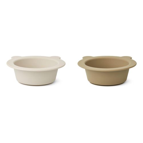 LIEWOOD - Peony Schalen, sandy / oat (2er-Set)