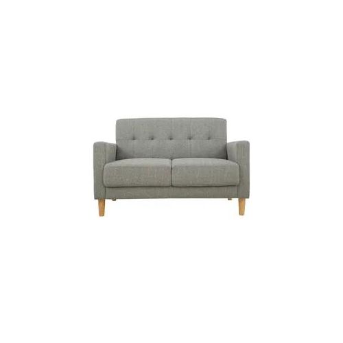 2-Sitzer Sofa aus grauem Stoff MOON