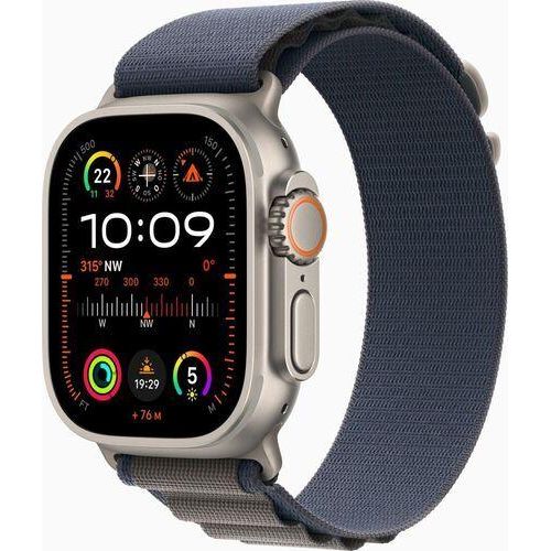 Apple Watch Ultra 2 (2023) | GPS + Cellular | silber | Alpine Loop blau Medium
