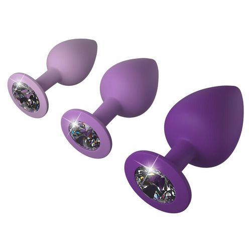3-teiliges Analplug-Set „her little gems trainer set“, in verschiedenen Größen