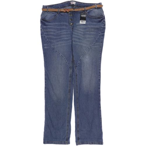 sheego Damen Jeans, blau, Gr. 100