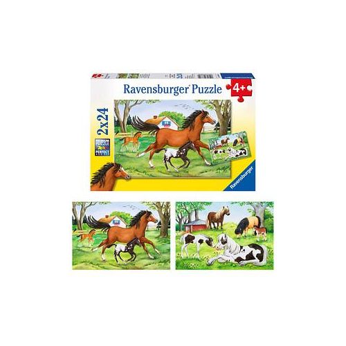 Ravensburger Welt der Pferde Puzzle, 2 x 24 Teile
