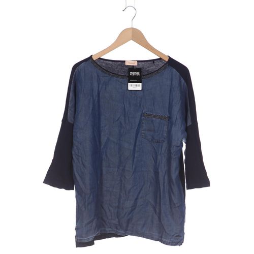 Triangle Damen Langarmshirt, marineblau, Gr. 42