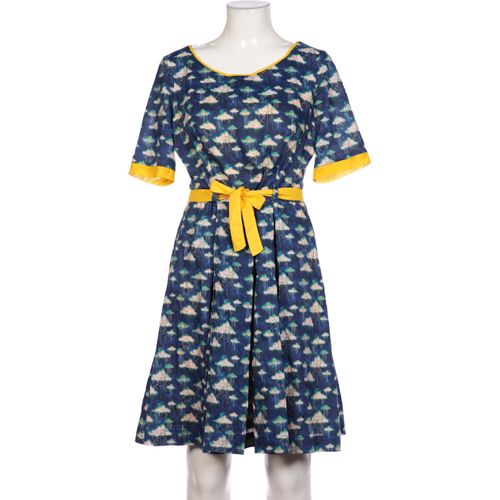 Ellen Eisemann Damen Kleid, blau, Gr. 40