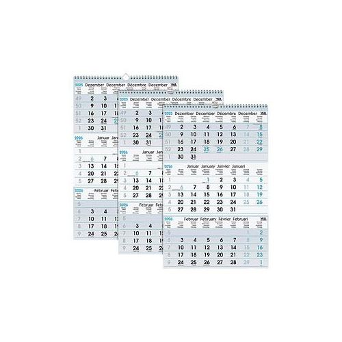 3 3-Monats-Wandkalender 2025