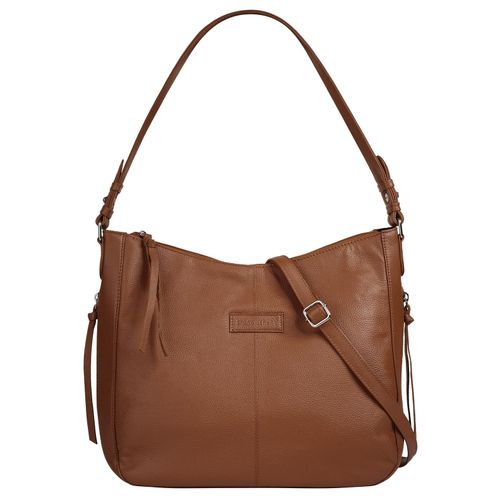 Shopper BRUNO BANANI, Damen, Gr. B/H/T: 35cm x 28cm x 13cm onesize, braun, Leder, unifarben, leicht glänzend, Taschen, echt Leder