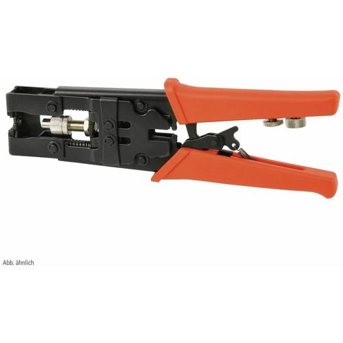 Kompressionszange für F-, Cinch-, Koax- und BNC-Kompressionsstecker