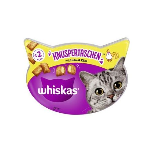 Whiskas Knuspertaschen 8x60g Huhn & Käse