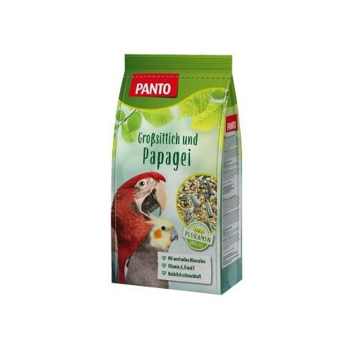 Panto ® GROSSSITTICH- UND PAPAGEIENFUTTER MIT PLURAMIN® 1 kg