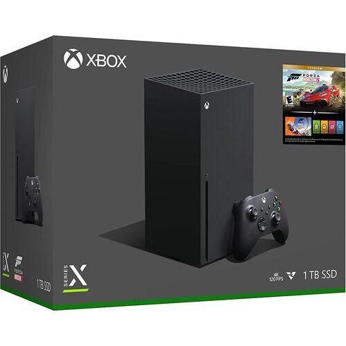 Microsoft Xbox Series X | inkl. Spiel | schwarz | 1 Controller | Forza Horizon 5 Premium