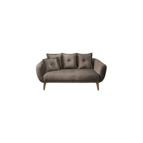 2,5-Sitzer-Sofa Baggio Braun Velours