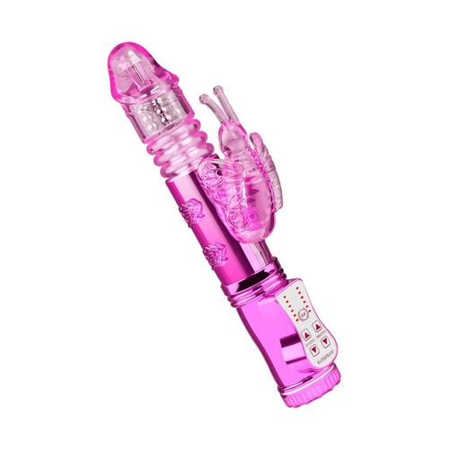 Stoßender Perlenvibrator, 24 cm